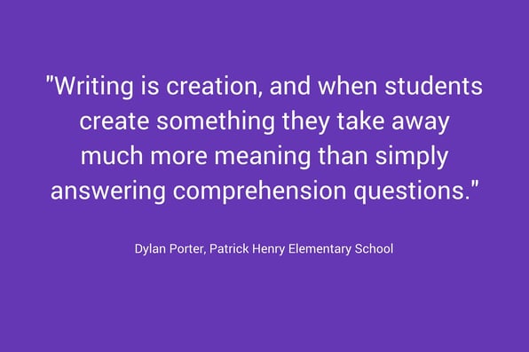 Stories from the Classroom: Dylan Porter of Patrick Henry Elementary School