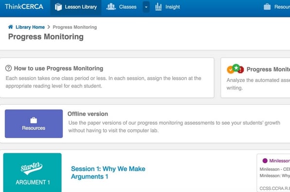 Progress Monitoring