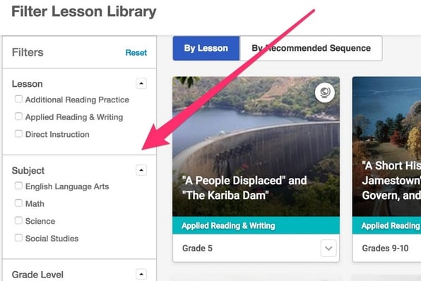 Product Update: A New Back-to-School Look for the Lesson Library