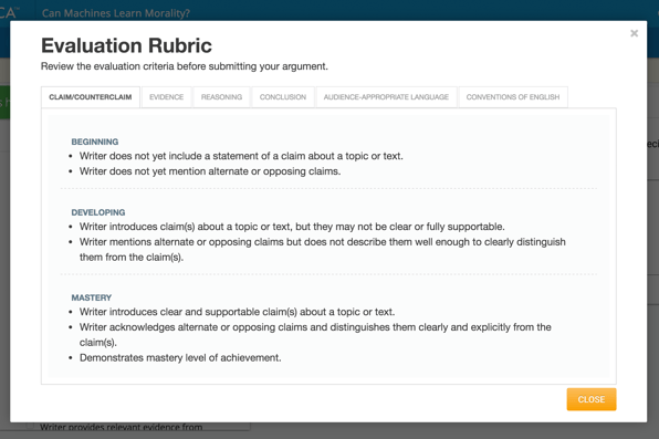 Making the Most of ThinkCERCA's Standards-Aligned Rubrics