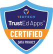 TrustEd Apps Data Privacy Certified Badge Oct 2023